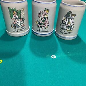Lot of 3 Gerz beer stein mugs Made in Germany